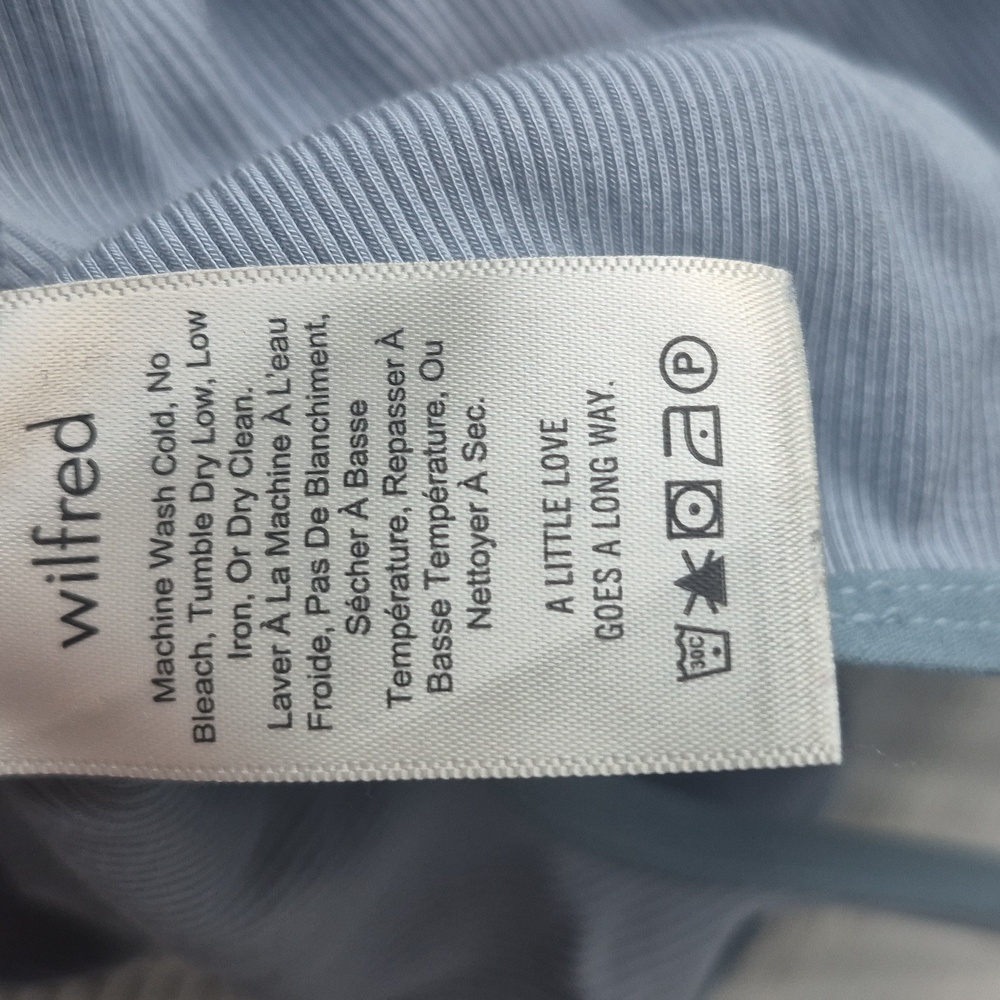 Aritzia Wilfred Danette Bodysuit Blue Size Small - Picture 7 of 8